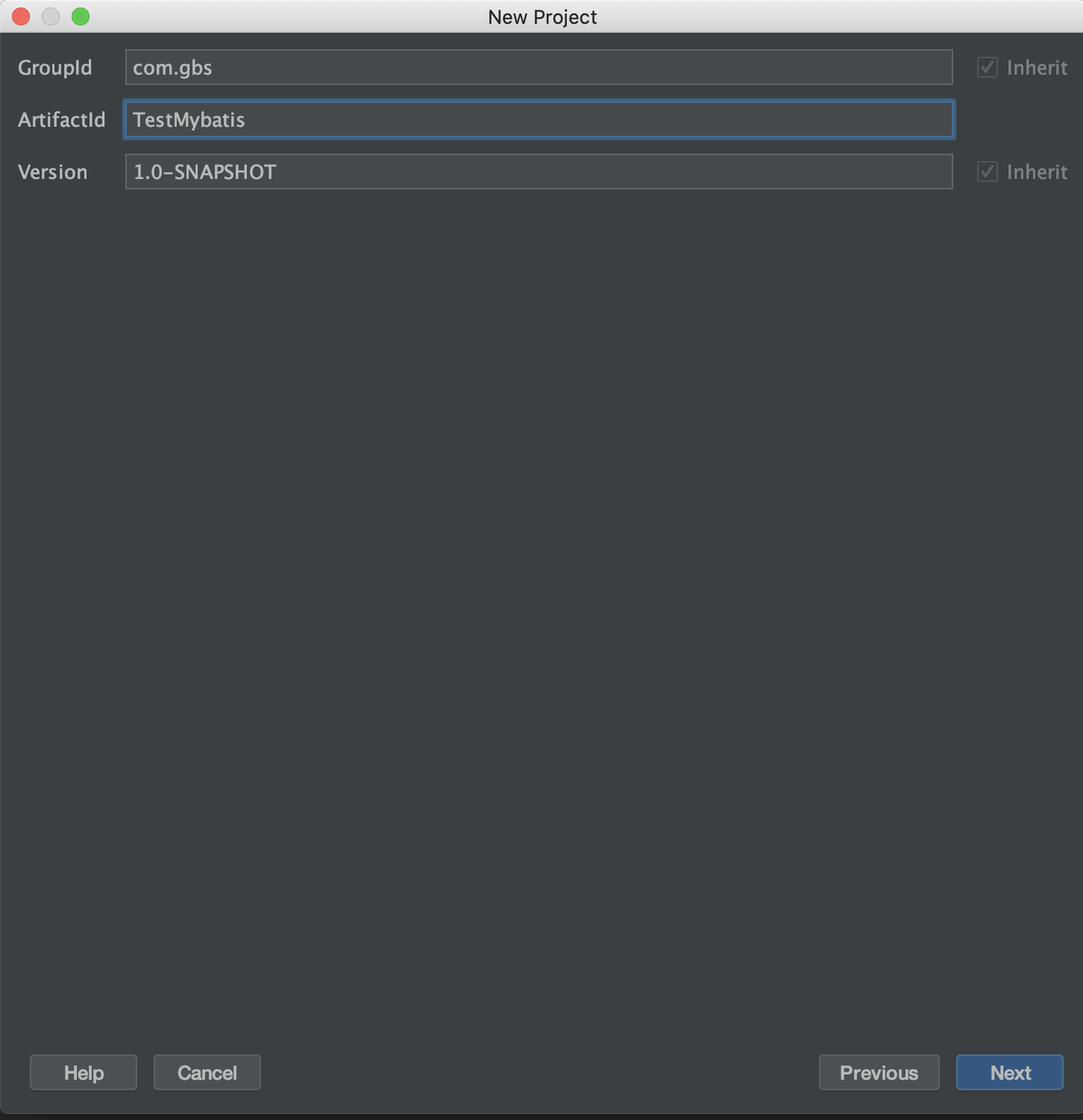 GroupId和项目名称