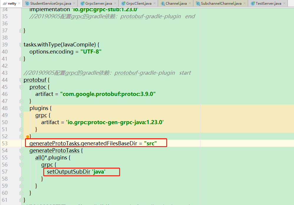 06.google grpc生成代码设置指定路径_kr.motd.mavenCSDN博客