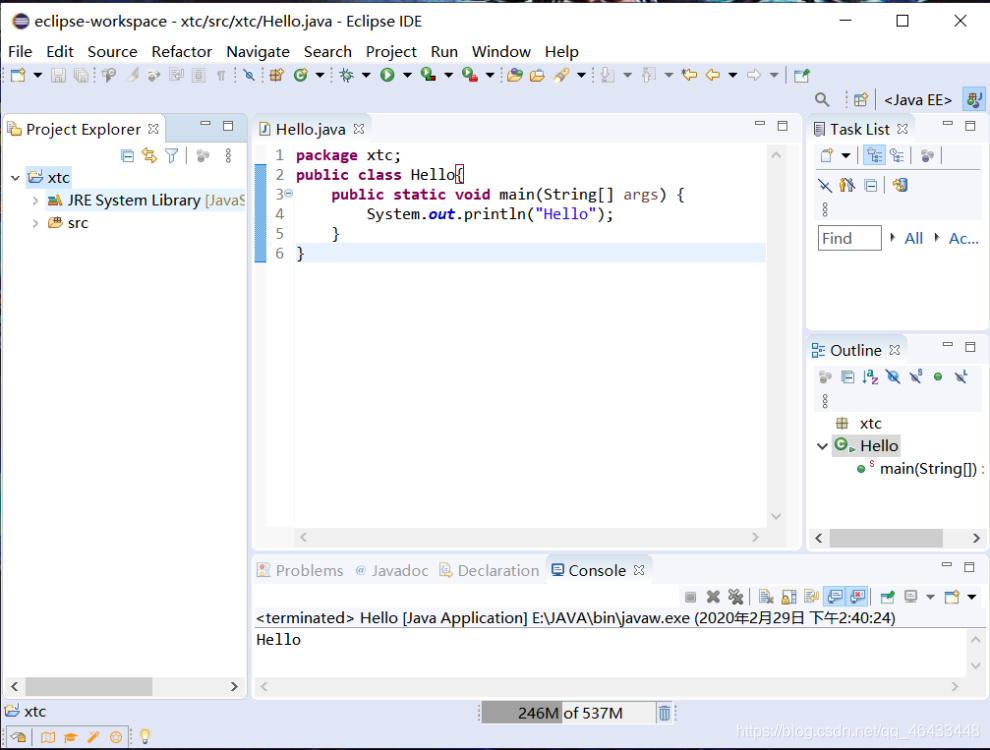 用eclipse创建JAVA程序的步骤_eclipse编写java程序的流程是-CSDN博客