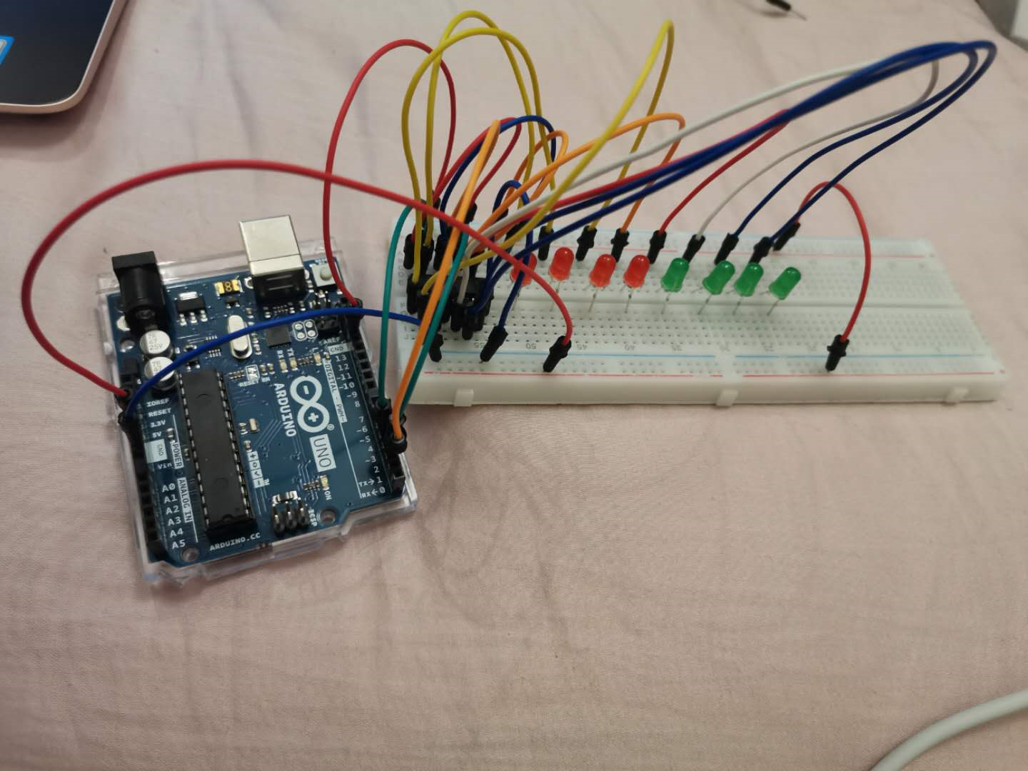 ## Arduino implementation 74HC595 - Programmer Sought