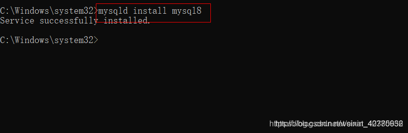 mysqld install mysql57