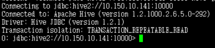Linux通过beeline连接远程Hive