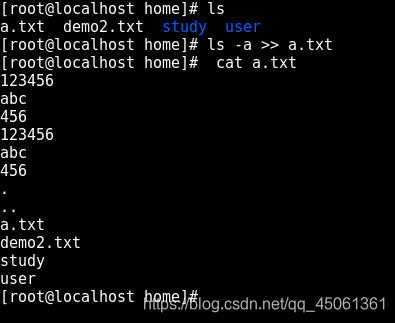 linux命令学习 watermark,type_ZmFuZ3poZW5naGVpdGk,shadow_10,text_aHR0cHM6Ly9ibG9nLmNzZG4ubmV0L3FxXzQ1MDYxMzYx,size_16,color_FFFFFF,t_70