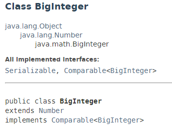 BigInteger