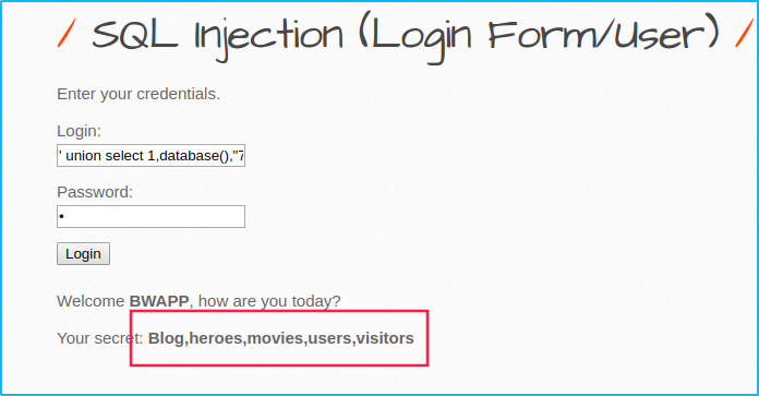bwapp之sql注入_sql注入语句入门
