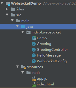 websocket例子代码结构