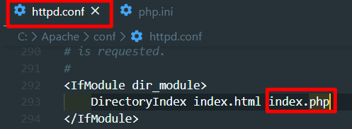 增加index.php