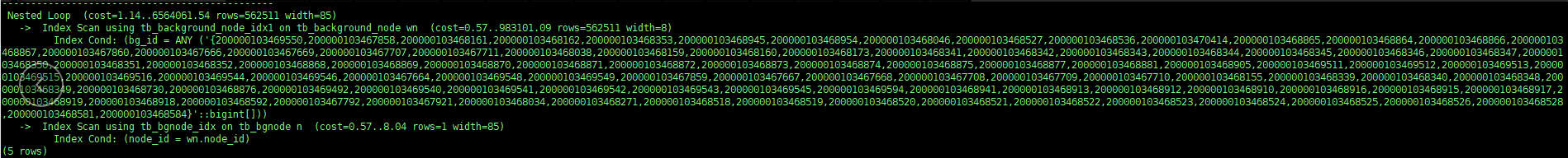 优化后sql分析