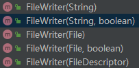FileWriter类结构
