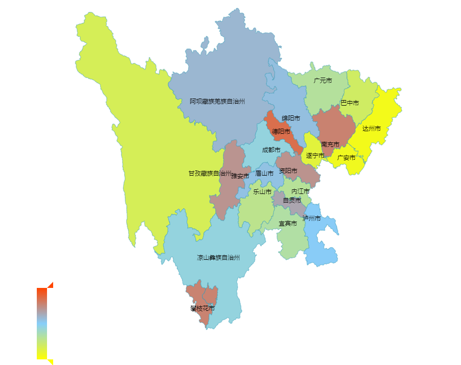 echarts中自定义地图js引入示例