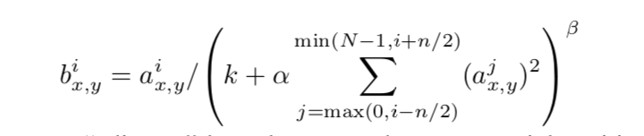 LRN(Local Response Normalization）局部归一化分析