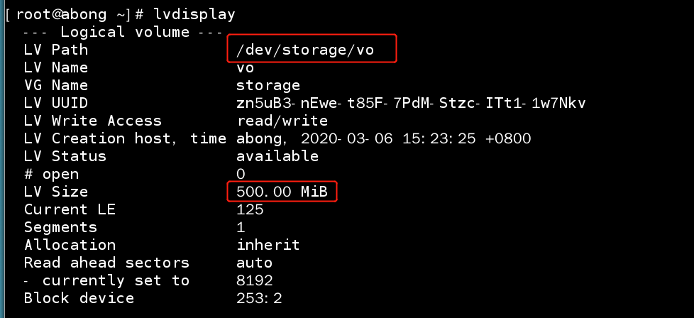 linux lvm逻辑卷管理器 ext4文件系统