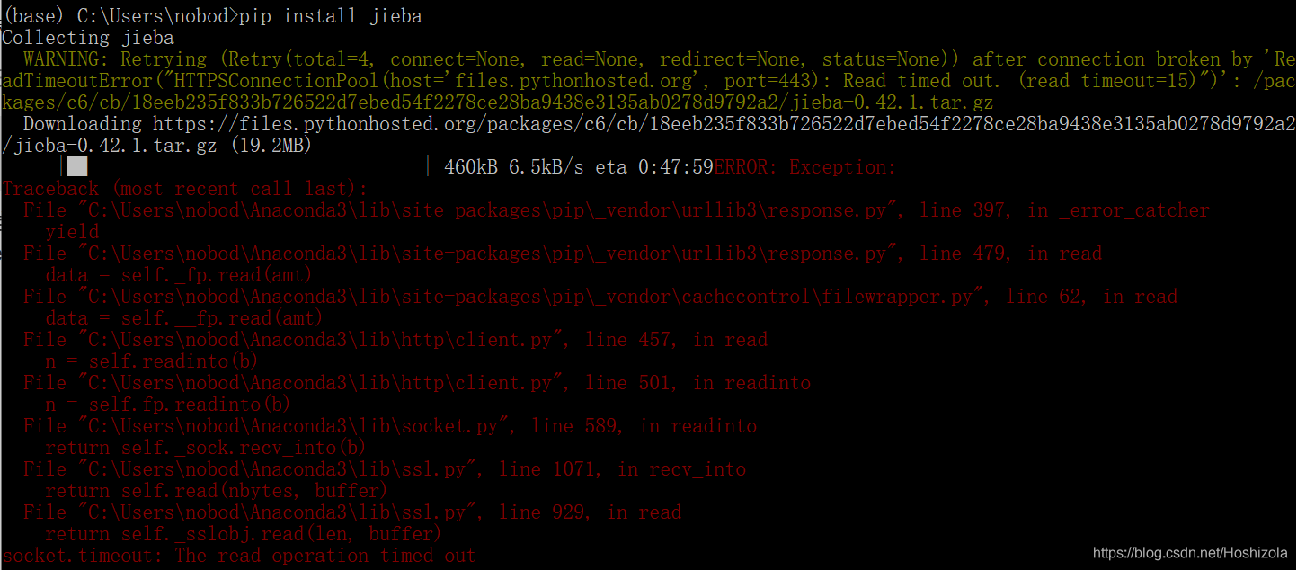pip安装Python库速度慢的解决办法_python pip python-docx超级慢-CSDN博客