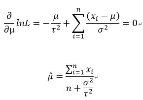 正态分布均值μ的贝叶斯Bayes估计推导