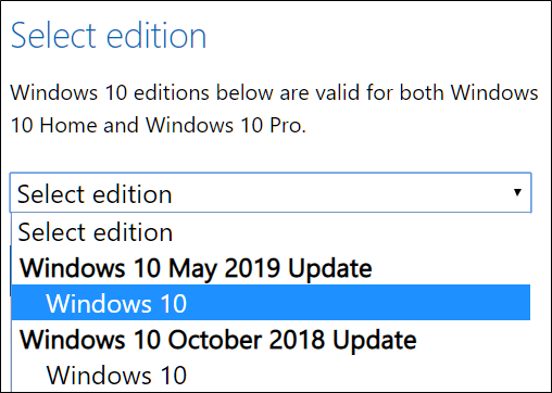 how to download a windows 10 iso without the media creation tool
