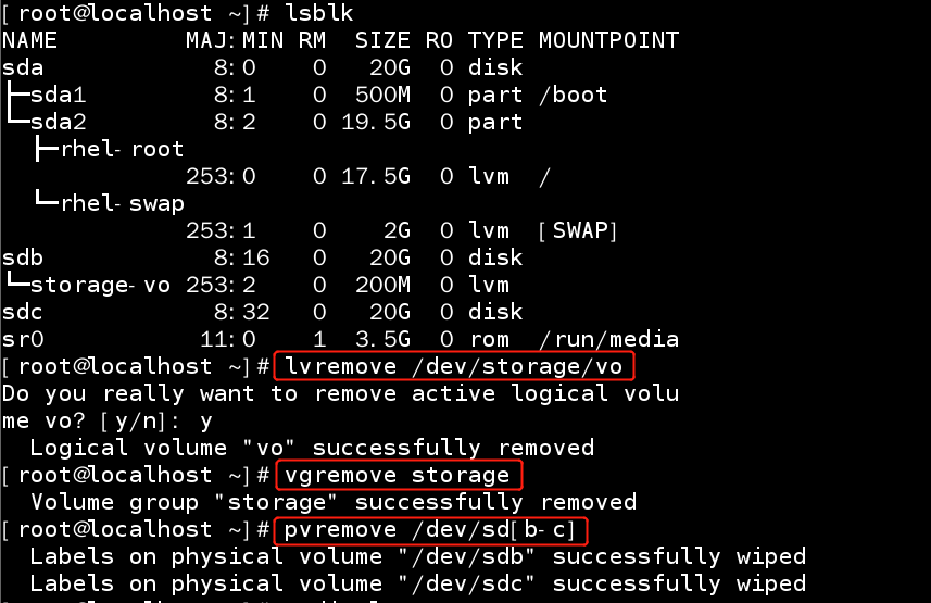 linux lvm逻辑卷管理器 ext4文件系统