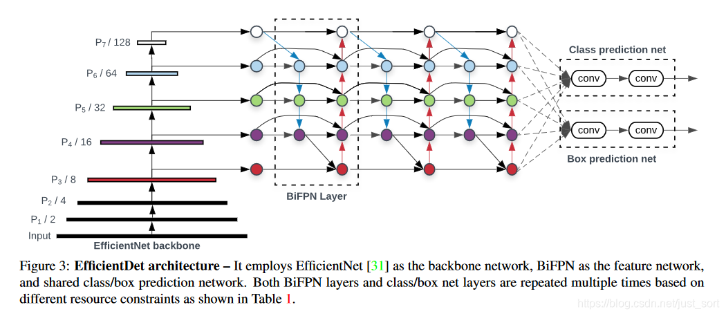 EfficientDet网络结构