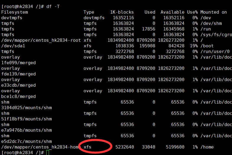 Linux Centos 系统xfs格式的home目录分配空间给root目录 Python大神007的博客 Csdn博客