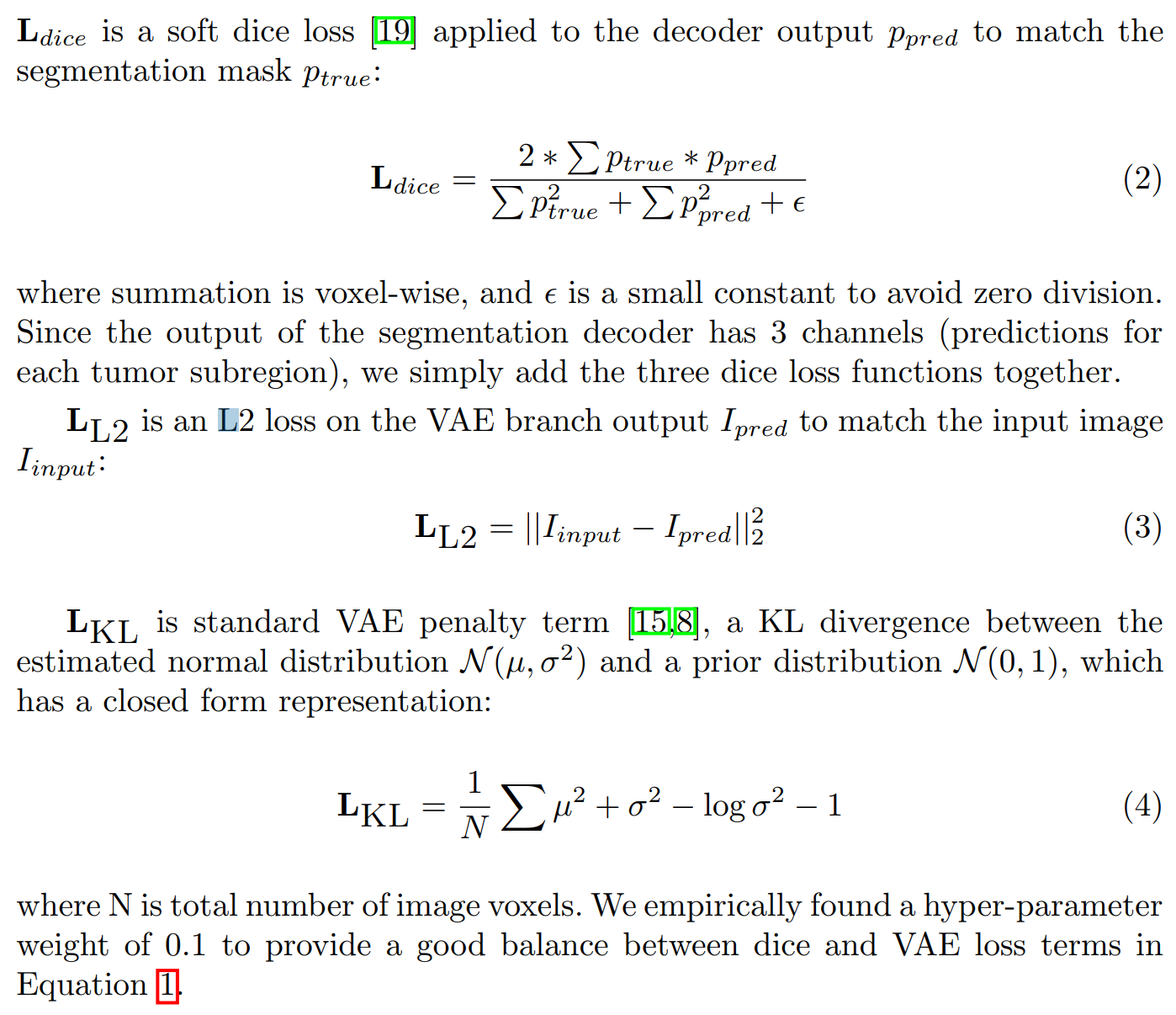 function consists of 3 terms:我们的损失函数由3项组成:4 resultswe