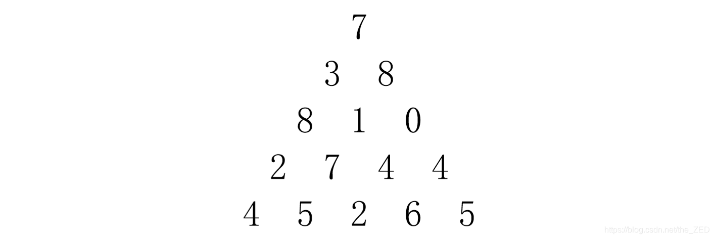 <span style='color:red;'>试题</span> <span style='color:red;'>算法</span><span style='color:red;'>训练</span> 数字三角形(本人粗暴解法+递推与记忆化搜索解法)