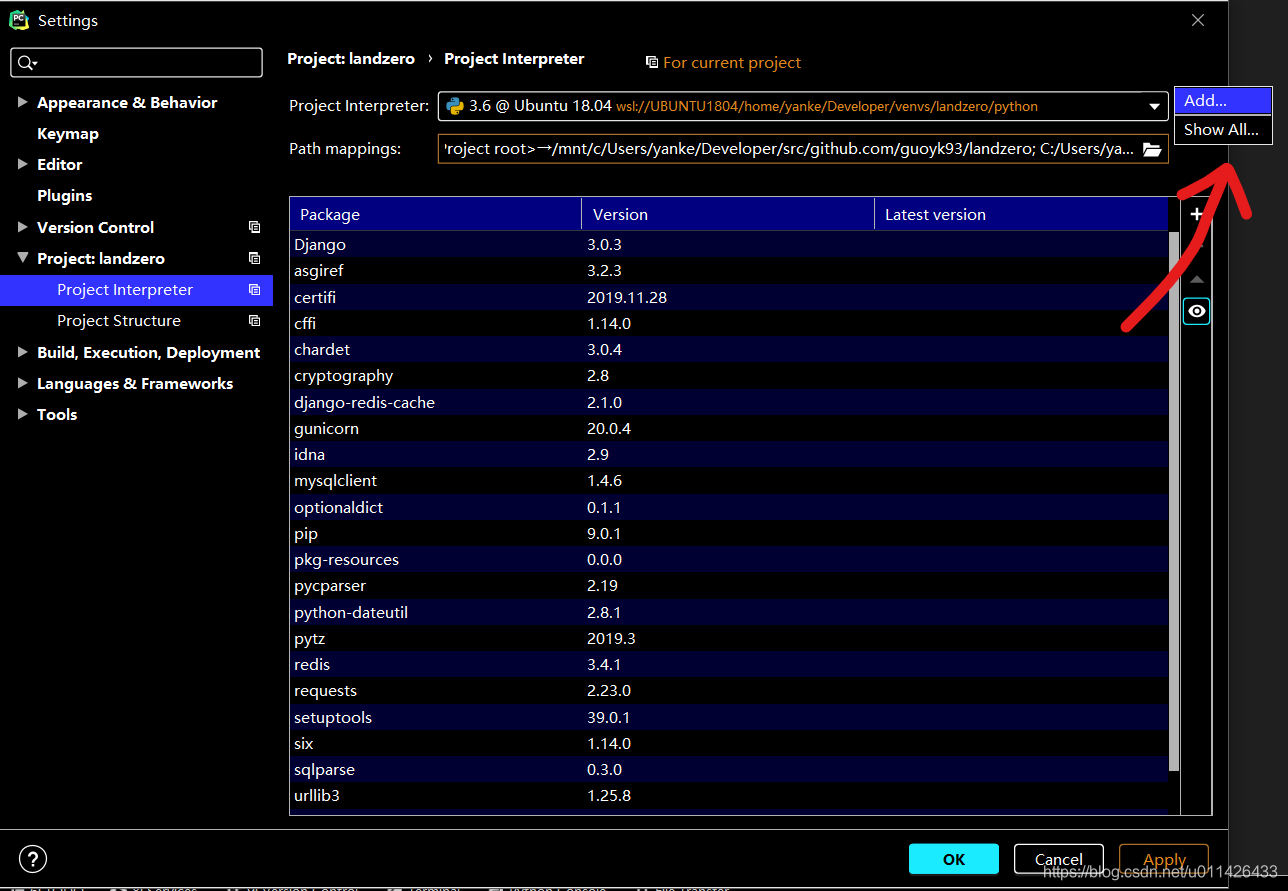如何让pycharm 支持wsl 中的venv Guo Y K Csdn博客 Pycharm Wsl 虚拟环境