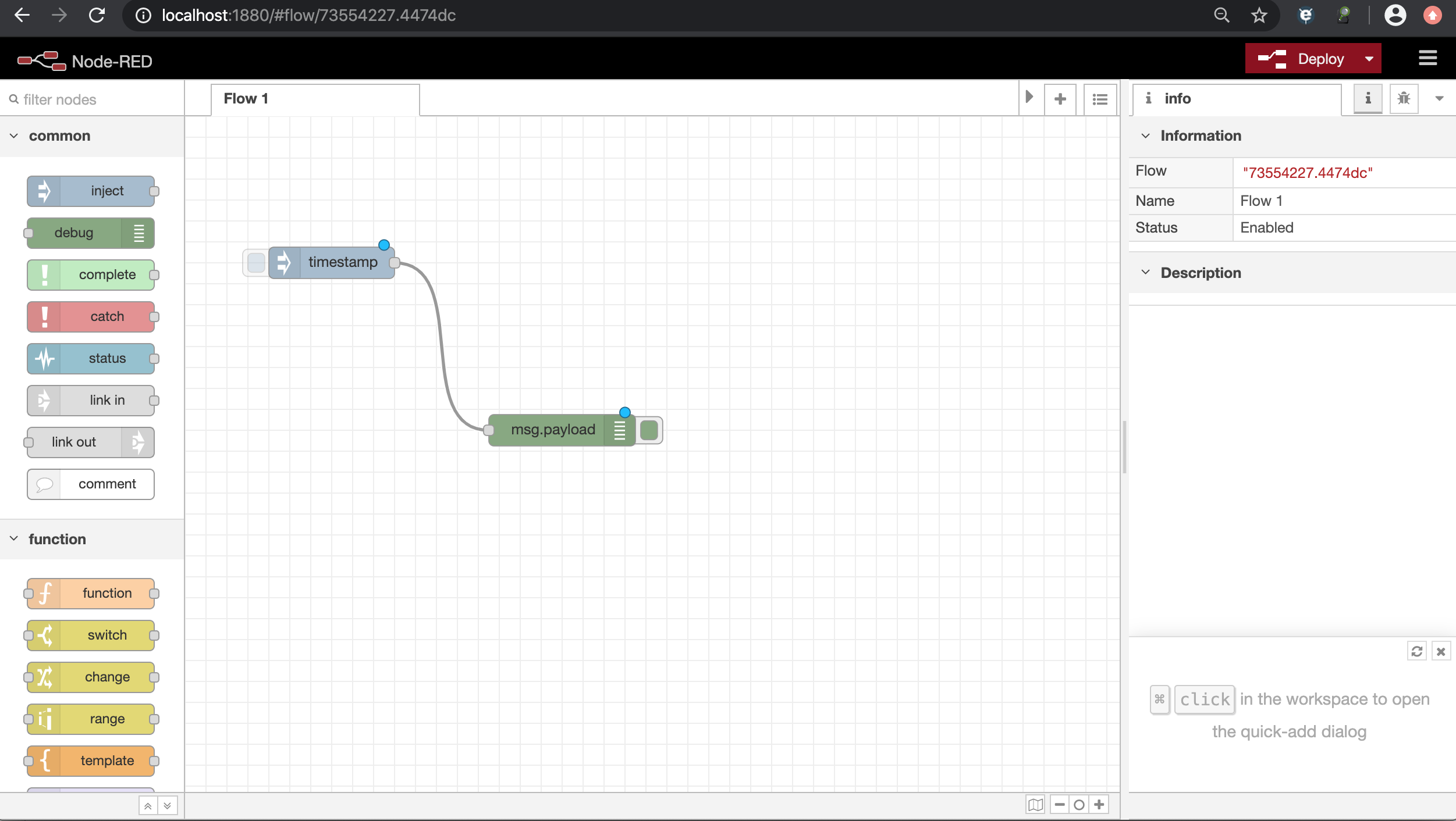 Node-RED使用指南:9:创建示例:Inject&Debug&Function_node red function-CSDN博客