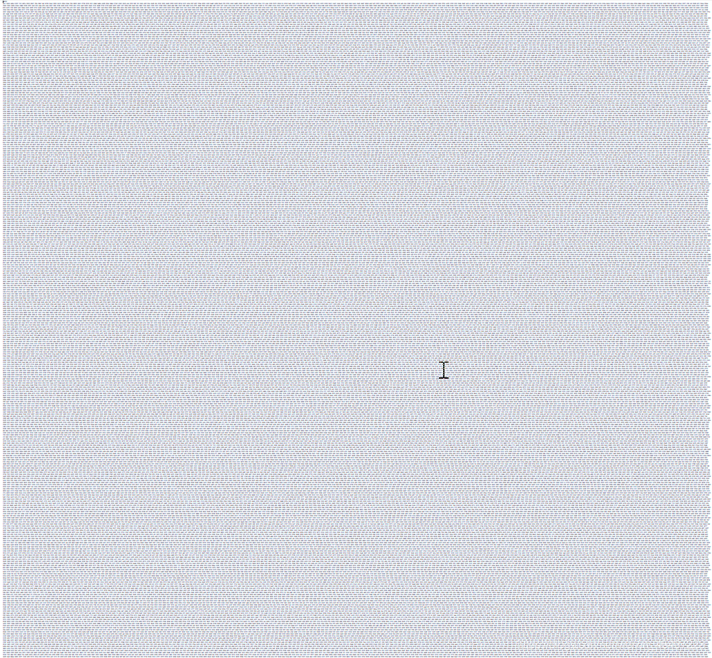 密密麻麻,几百万行的样例输入