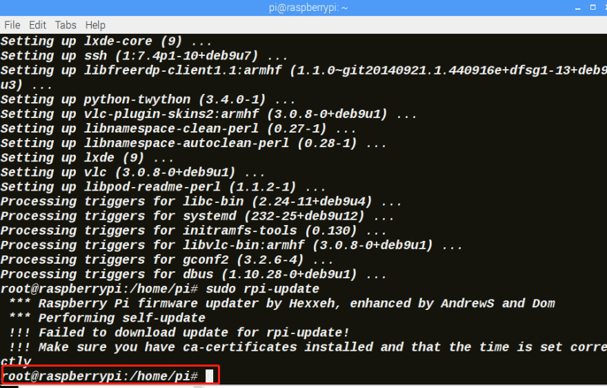树莓派解决问题2：关于树莓派更换pip下载源时出现不能写入问题 ".pip/pip.conf" E212 Cannot open file