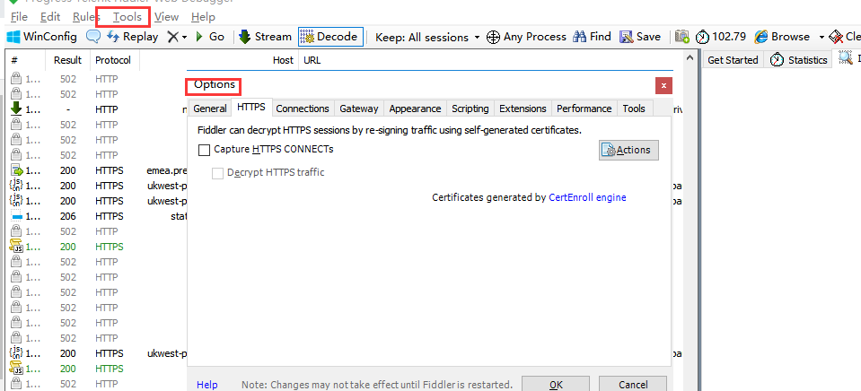 [Fiddler] How to get Fiddler to fetch https requests - Programmer Sought
