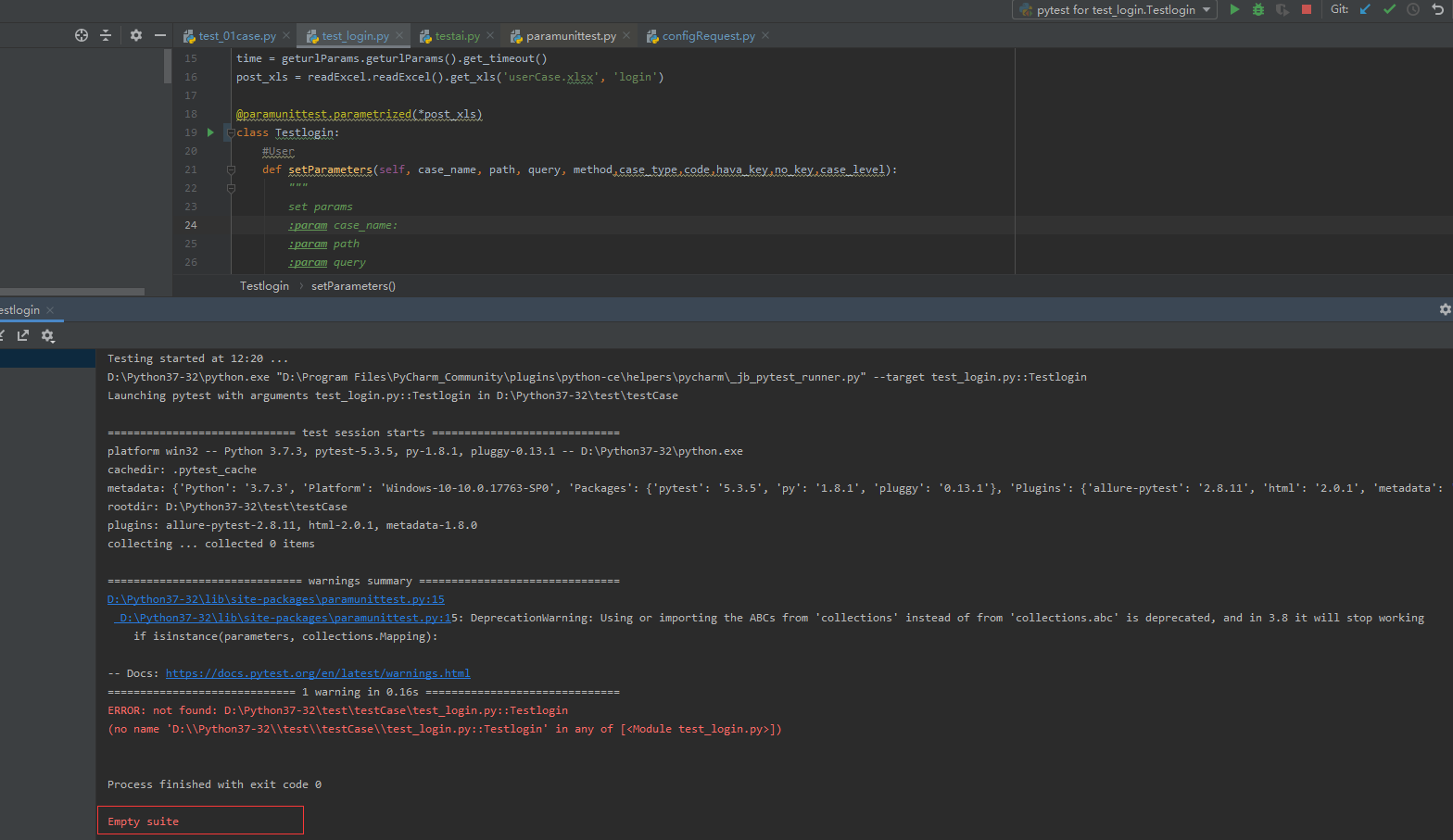 pytest-document-3-pycharm-run-pytest-programmer-sought