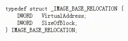 重定位表的结构