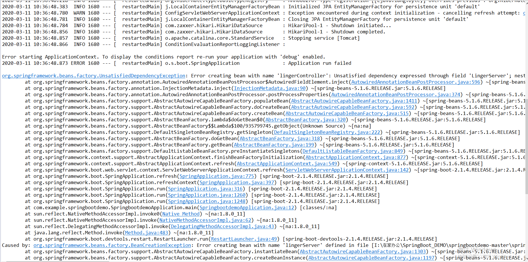 org.springframework.beans.factory.UnsatisfiedDependencyException解决方案CSDN博客