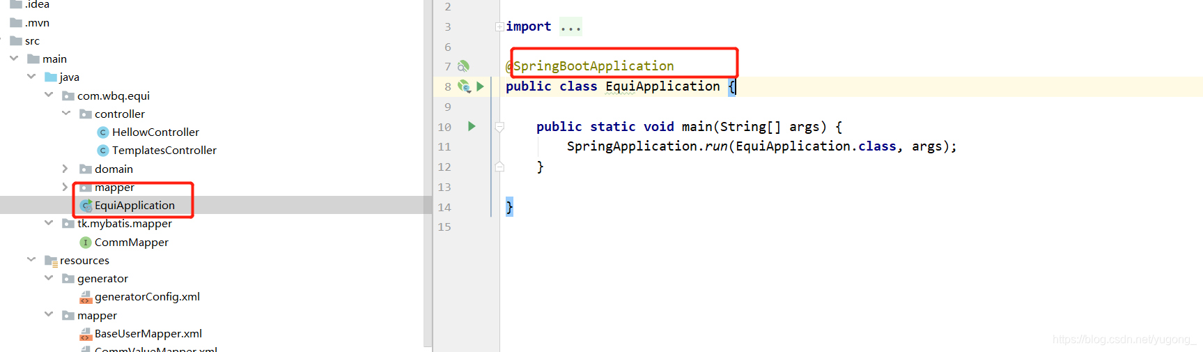 Spring boot新建项目出现 org.springframework.beans.factory ...