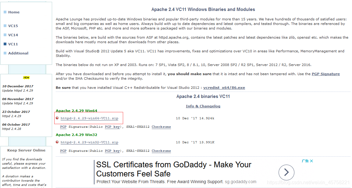 01 Win10下apache 2 4 29 Php 7 2 3 Mysql 5 7 21免安装开发环境配置 枫林残忆 程序员信息网 程序员信息网