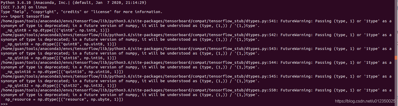 未来版本numpy