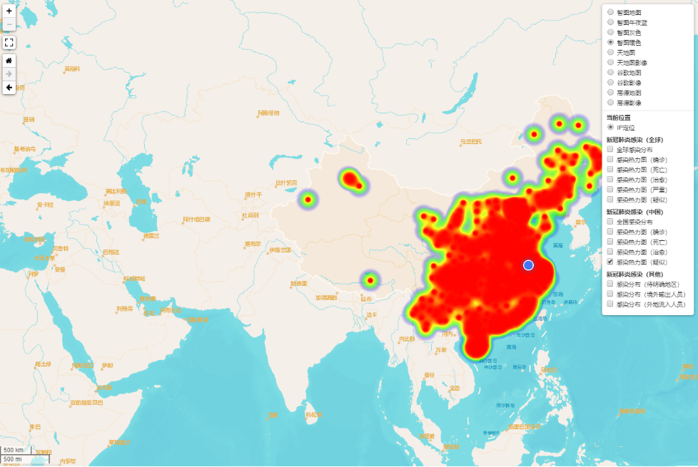 新冠病毒分布图片