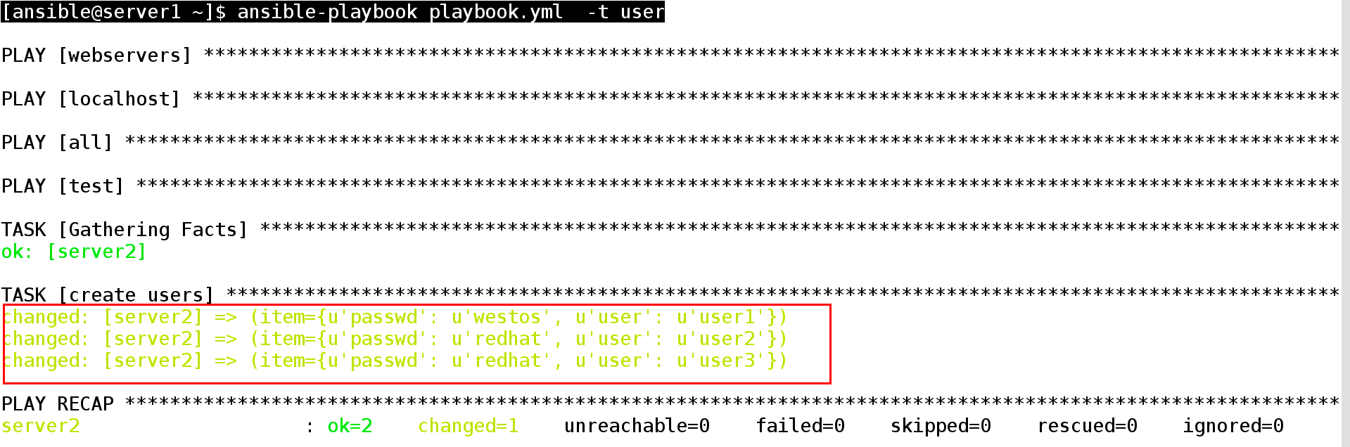 Ansible（5）——Playbook中loop、when 、block、循环、判断语句的用法、roles编写、导入和包含task等
