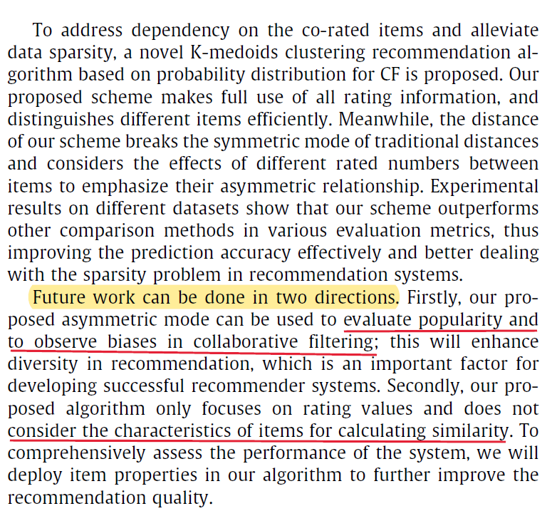 论文 | 翻译 ——A Novel K-medoids clustering recommendation algorithm……（2019：协同过滤RS）