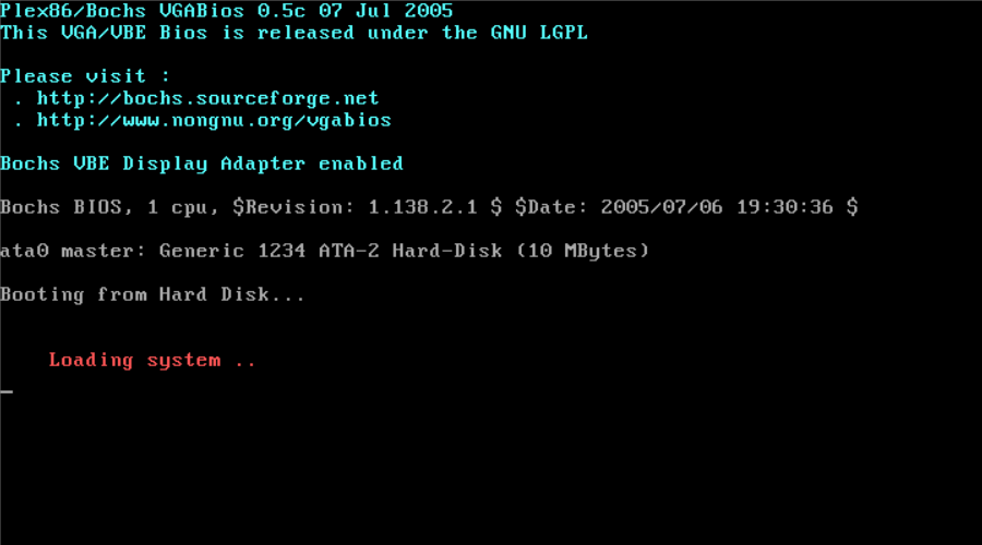 最后一个点被鸣叫声的ASCII值0x07替换