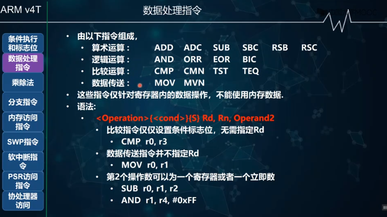 慕课嵌入式系统(第四章arm编程模型3