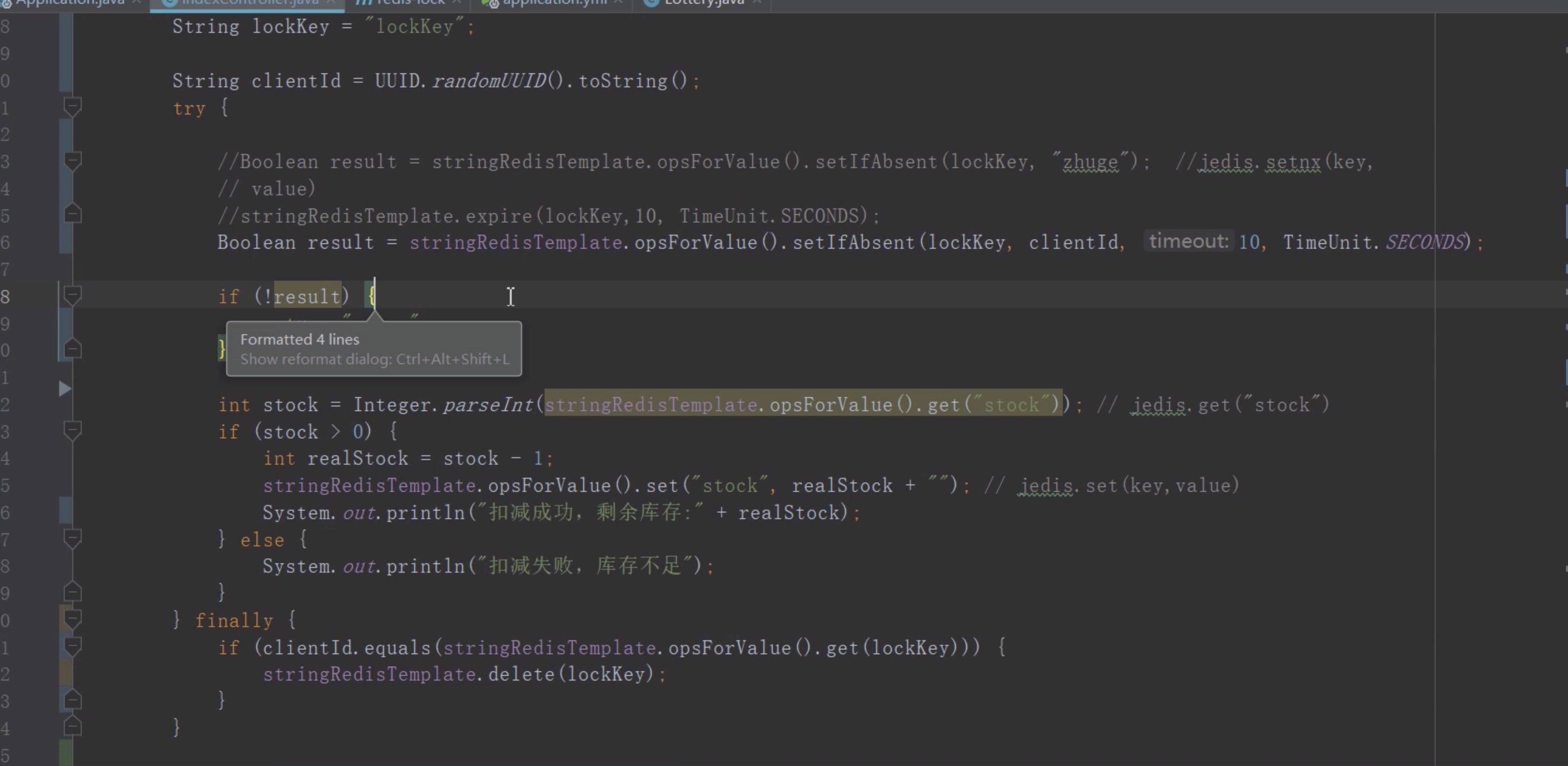 Distributed lock and Redission implementation - Programmer Sought