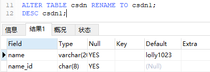 给表重命名