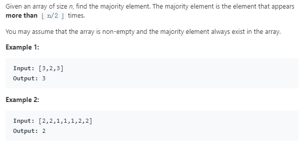 LeetCode-169. Majority Element（多数元素）-CSDN博客