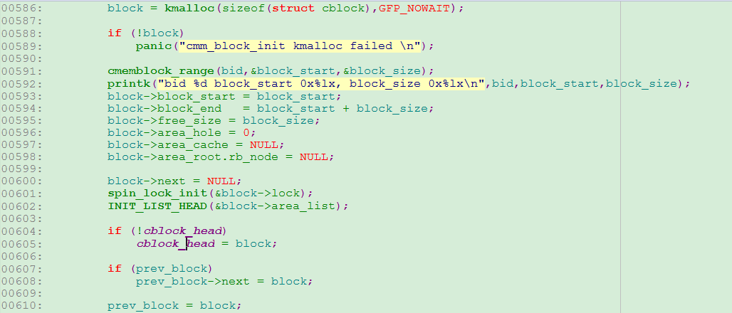 【linux 内存管理】预留内存、大块内存申请cblock