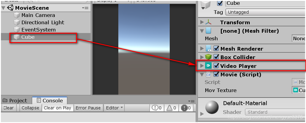 在unity场景中添加视频 十二月的专栏 Csdn博客 Unity添加视频 在unity场景中添加视频 十二月的专栏 Csdn博客 Unity添加视频