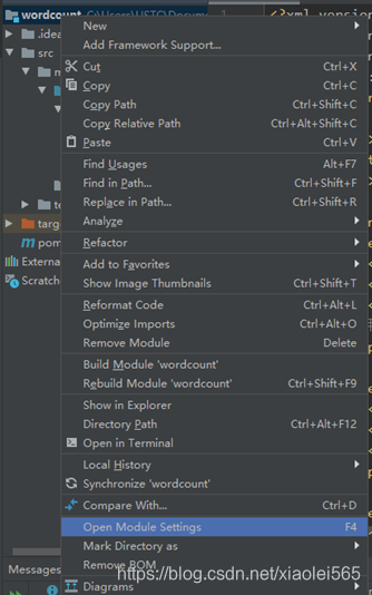 Hadoop--MapReduce实现WordCount全步骤_mepreduce wordcount中newproject页面-CSDN博客