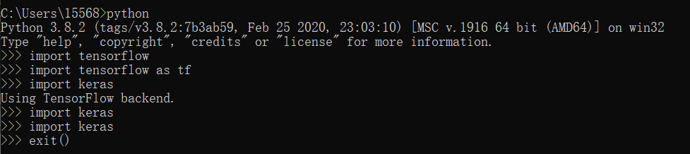 import tensorflow as tf报错ModuleNotFoundError: No module named ...
