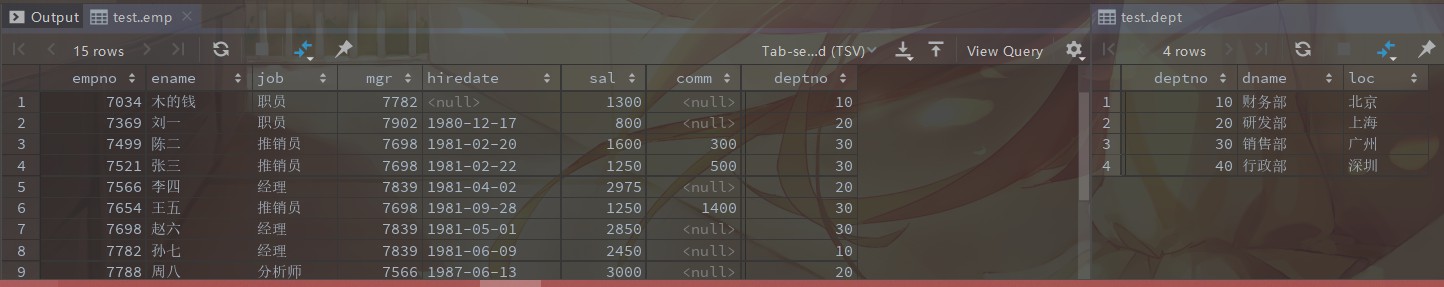 白夜无谋-无谋-数据库截图