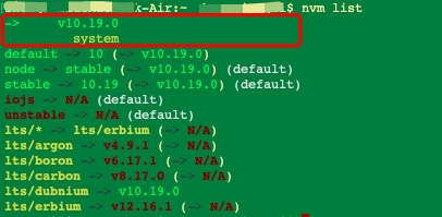 Mac安装指定版本的node 蒲公英芽的博客 Csdn博客